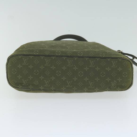 LOUIS VUITTON Monogram Mini Lucille PM Hand Bag Tst Khaki M92682 - Picture 9 of 12